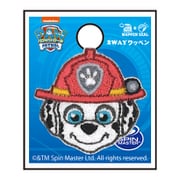 GFT01Y2348 パウ・パトロール シール＆アイロン 2WAY ワッペン ミニ マーシャル [キャラクターグッズ]