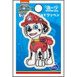 GFT01Y2355 パウ・パトロール シール＆アイロン 2WAY ワッペン 小 マーシャル [キャラクターグッズ]