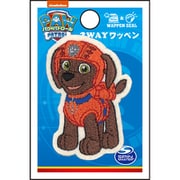 GFT01Y2358 パウ・パトロール シール＆アイロン 2WAY ワッペン 小 ズーマ [キャラクターグッズ]