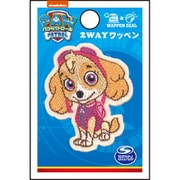 GFT01Y2359 パウ・パトロール シール＆アイロン 2WAY ワッペン 小 スカイ [キャラクターグッズ]