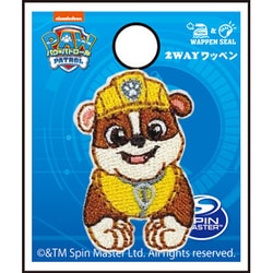 GFT01Y2363 パウ・パトロール シール＆アイロン 2WAY ワッペン ミニ ポーズ ラブル [キャラクターグッズ]