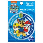 GFT01Y2370 パウ・パトロール シール＆アイロン 2WAY ワッペン 大 トリオ [キャラクターグッズ]