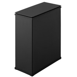 スチールペール 30L フタ付き 分別可 袋止め付き ゴミ箱 ブラック STPL-30
