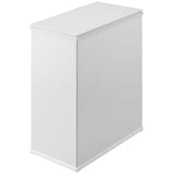 スチールペール 45L フタ付き 分別可 袋止め付き ゴミ箱 ホワイト STPL-45