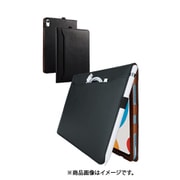 TB-A22RPLFP2BK [iPad 10.9インチ 第10世代（2022）用 ケース ソフトレザー カバー 手帳型 ApplePencil収納可 ベルト付フラップ 縦横2アングル スタンド機能付 背面ポケット付 軽量 ブラック]