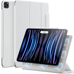 11インチ iPad Pro（第4/3/2世代）用 Rebound マグネットスリムケース Pencil収納 折りたたみ式ケース Rebound Magnetic Case for iPad Pro 11 2022/2021/2020-Brilliant White