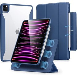 12.9インチiPad Pro（第6/5世代）用 Rebound ハイブリッドケース360 Rebound Hybrid 360 for iPad Pro 12.9 2022/2021-Navy Blue