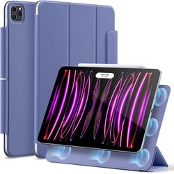12.9インチ iPad Pro（第6/5/4世代）用 Rebound マグネット Pencil収納 折りたたみ式スリムケース Rebound Magnetic Case for iPad Pro 12.9 2022/2021/2020-Lavender