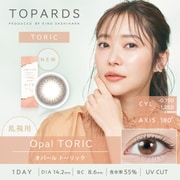 オパール ワンデー 10枚入 -1.00 乱視用 -1.25D/180° [カラーコンタクトレンズ]