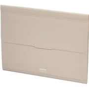 ポケットが大きく開く書類ファイル ノビータ A4 6P サンドベージュ フ-NV950LS