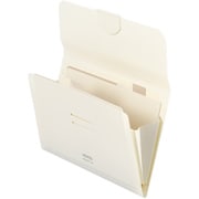 ポケットが大きく開く書類ファイル ノビータ 封筒 6P オフホワイト フ-NV951W