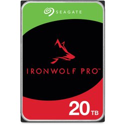 IronWolf Pro 3.5” ベイ無制限 20TB 内蔵HDD（CMR）データ復旧3年付 5年保証 7200rpm PC NAS用 RVセンサー搭載 ST20000NT001