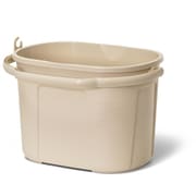 ワイドバケツ 19L オーバル ベージュ
