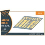 D72007 1/72 エアコ DH.9A 木目デカール （クリアープロップ！用） [プラモデル用品]