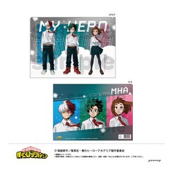 ヒロアカ　クリアファイル　麗日　緑谷　轟　帰省　僕のヒーローアカデミア ヒロアカ ファミマ クリアファイル 緑谷出久 爆豪勝己 麗日お茶