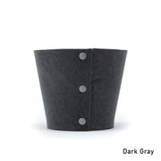 Earth Pot Linoleum &Saucer S (3号鉢)Dark Gray