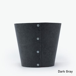 Earth Pot Linoleum ＆Saucer S+ （4号、5号鉢）Dark Gray