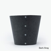 Earth Pot Linoleum &Saucer S+ (4号、5号鉢)Dark Gray