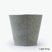 Earth Pot Linoleum &Saucer M (6号、7号、8号鉢)Light Gray