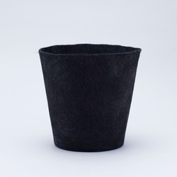 Earth Pot Coco ＆ Saucer M Black
