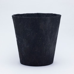 Earth Pot Coco ＆ Saucer L Black