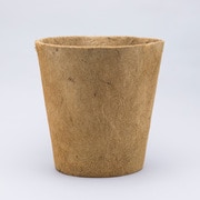 Earth Pot Coco & Saucer L White