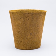 Earth Pot Coco & Saucer L Yellow