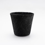 Earth Pot Coco & Saucer S+ Black