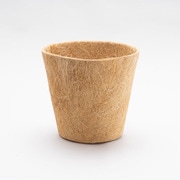 Earth Pot Coco & Saucer S+ White