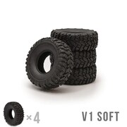 r-wpl-pt-c-v1softtire WPL JAPAN ソフトタイヤ V1 4個セット [ラジコン用パーツ]