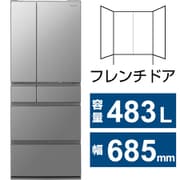 NR-F489MEX-S [冷蔵庫 MEXタイプ（483L・幅68.5cm・フレンチドア（観音開き）・6ドア・ステンレスシルバー）]