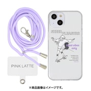 MD75361-2 [PINK-latte iPhone14/13用 ケース＋スマホショルダー ガール ボード]