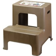 HB-6758 [踏み台 マルチ ステップ 45タイプ 幅44 × 奥行48.5 × 高さ45cm 日本製 ブラウン]