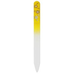 スワロフスキー チェコ製ガラス爪ヤスリ 14cm 黄