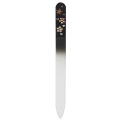 スワロフスキー チェコ製ガラス爪ヤスリ 14cm 黒