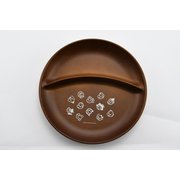 オサムグッズ【OSAMU GOODS】 木目仕切プレート（フェイスチラシ）Φ240mm 13586