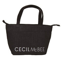 CM121103BKDENIM [セシルマクビー トートバッグ ブラックデニム]