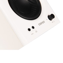 EDIFIRE Edifier製 モニタースピーカー MR4(ホワイト) ED-MR4-WH