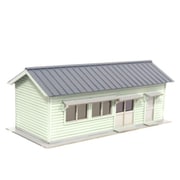 HOゲージ 2024 ペーパーキット 1/80 詰所 B [鉄道模型用品]
