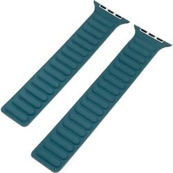 RBAWM7440GR [Apple Watch用バンド Series 8/7/6/5/4/3/SE 第2世代/SE 41mm/40mm/38mm マグネットレザー GR]