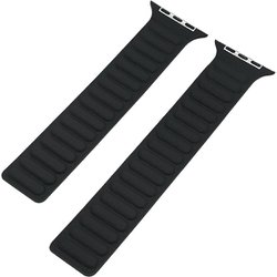 RBAWM7448BK [Apple Watch用バンド Ultra/Series 8/7/6/5/4/3/SE 第2世代/SE 49mm/45mm/44mm/42mm マグネットレザー BK]