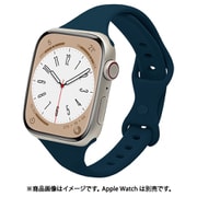 RBAWSS7452NV [Apple Watch用バンド Ultra/Series 8/7/6/5/4/3/SE 第2世代/SE 49mm/45mm/44mm/42mm シリコンスタンダードslim NV]