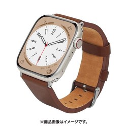 RBAWL7461DBR [Apple Watch用バンド Ultra/Series 8/7/6/5/4/3/SE 第2世代/SE 49mm/45mm/44mm/42mm 本革 DBR]