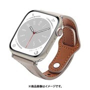 RBAWSL7469GRY [Apple Watch用バンド Series 8/7/6/5/4/3/SE 第2世代/SE 41mm/40mm/38mm ソフトレザー GRY]