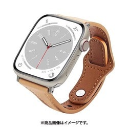 RBAWSL7470BE [Apple Watch用バンド Series 8/7/6/5/4/3/SE 第2世代/SE 41mm/40mm/38mm ソフトレザー BE]