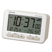 フィットウェーブ D234 ベージュ 電波 デジタル 目覚まし時計 8RZ234SR38