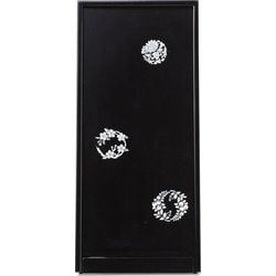 硯箱 越前塗 黒 （小） 花丸文 ARK-03SH