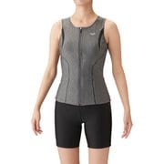 大きめカラースナップ付きセパレーツ(差し込みフィットパッド) LAR3241WE MKBK XAサイズ [水着 レディース]