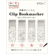 ブックマーカー クリップ 花柄A 43406006