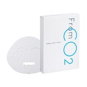 fromCO2 エモリエントマスク 1箱（5枚入） [シート状パック 炭酸シートマスク 高濃度炭酸 紫外線 乾燥 セラミド ヒアルロン酸]